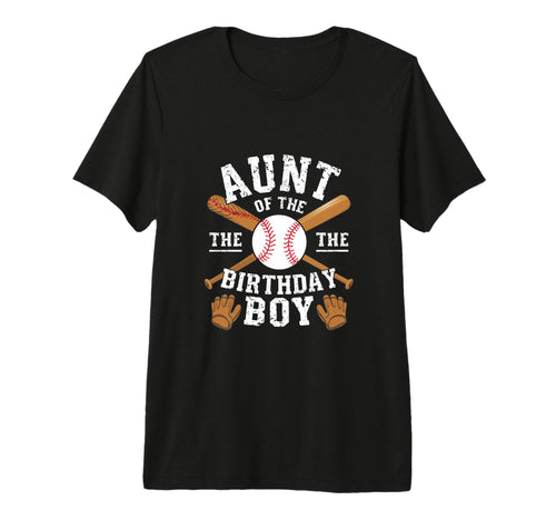 Aunt Baseball Birthday Family Baller T-Shirt - Trendy Graphic Unisex - T-Shirt, Sweatshirt, Hoodie