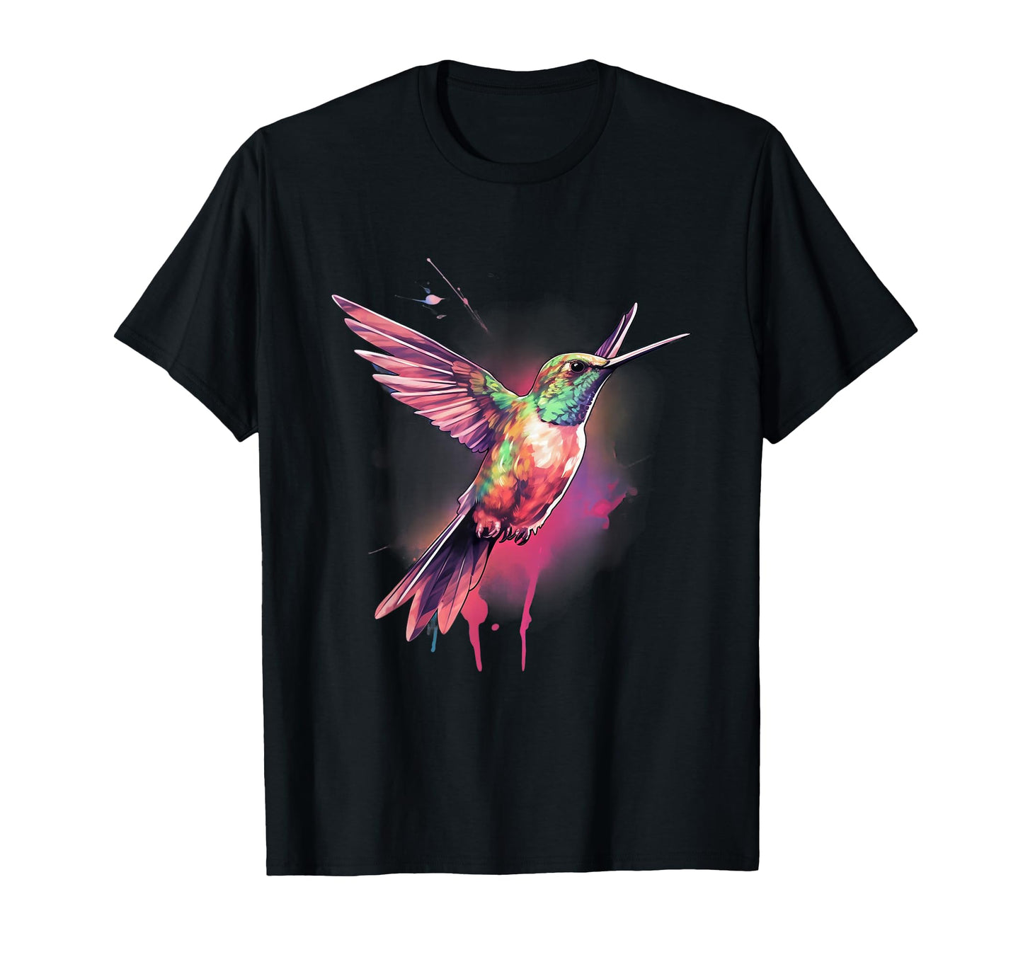 Vaporwave Aesthetic Hummingbird T-Shirt - Unique Graphic Unisex - T-Shirt, Sweatshirt, Hoodie