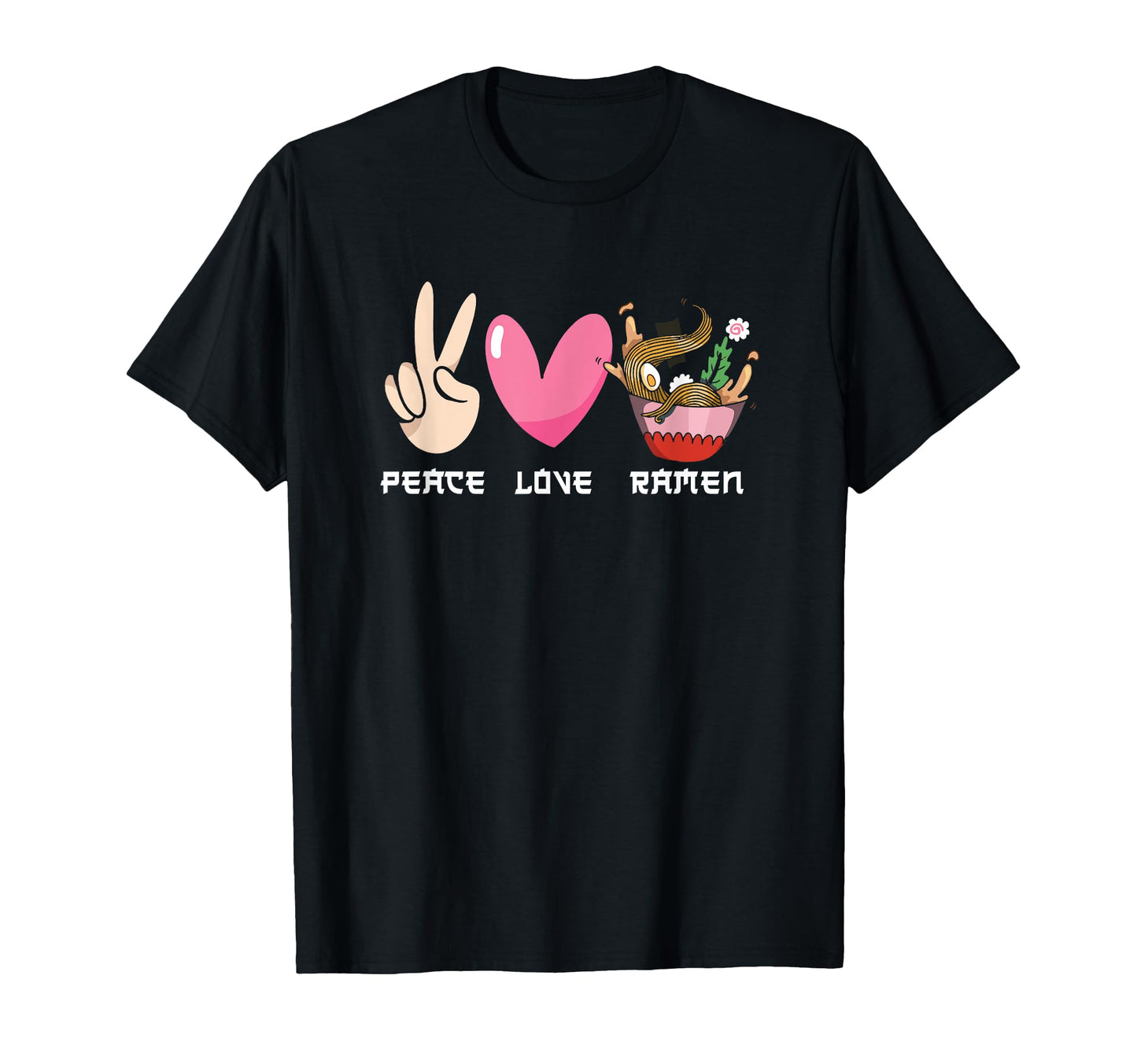 Ramen Noodle Bowl Love Japanese T-Shirt - Novelty Apparel for Adults - T-Shirt, Sweatshirt, Hoodie