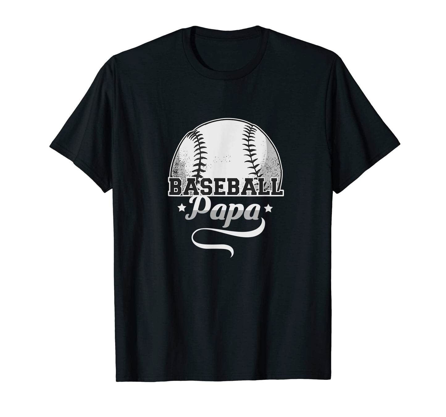 Baseball Papa Gift Ballers T-Shirt - Custom Art Print for Adults - T-Shirt, Sweatshirt, Hoodie