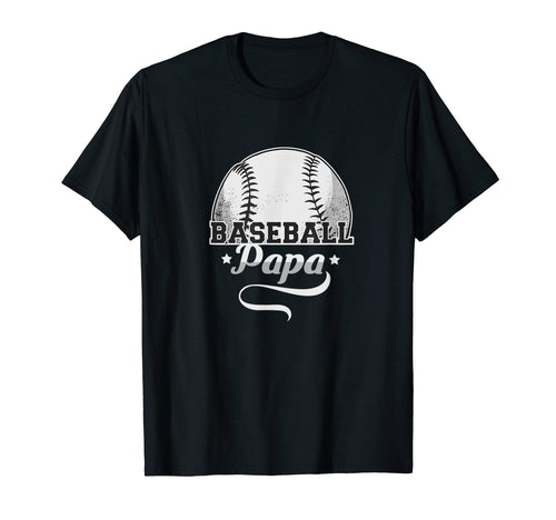 Baseball Papa Gift Ballers T-Shirt - Custom Art Print for Adults - T-Shirt, Sweatshirt, Hoodie