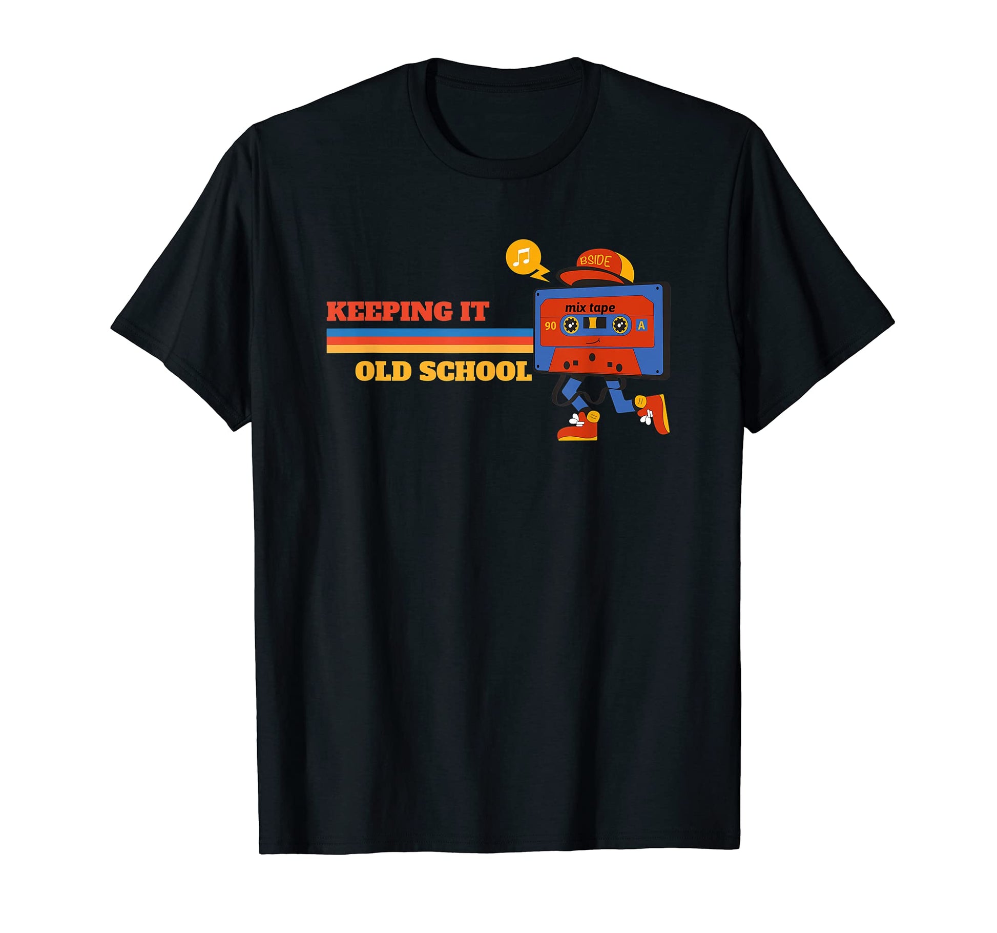 Keeping It Old School Hip Hop 80S 90S T-Shirt - Unique Graphic Unisex - T-Shirt, Sweatshirt, Hoodie