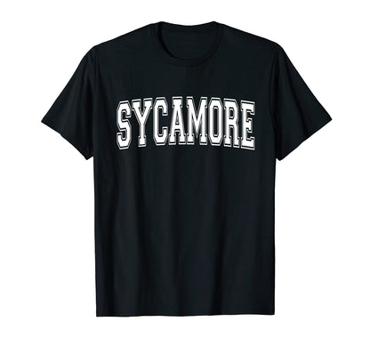 Sycamore Il Illinois Usa Sports T-Shirt - Custom Art Print for Adults - T-Shirt, Sweatshirt, Hoodie