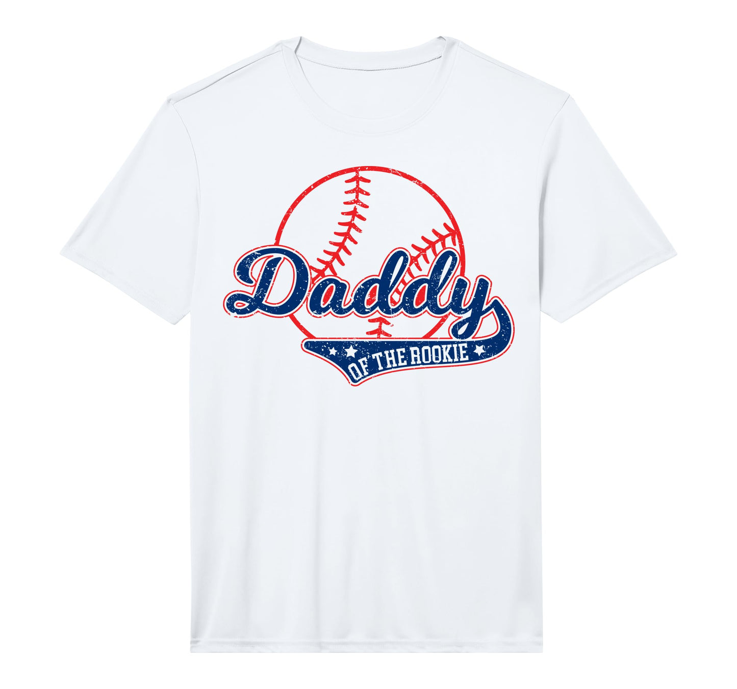 Mens Funny Baseball Daddy Rookie T-Shirt - Novelty Apparel Men Women - T-Shirt, Sweatshirt, Hoodie