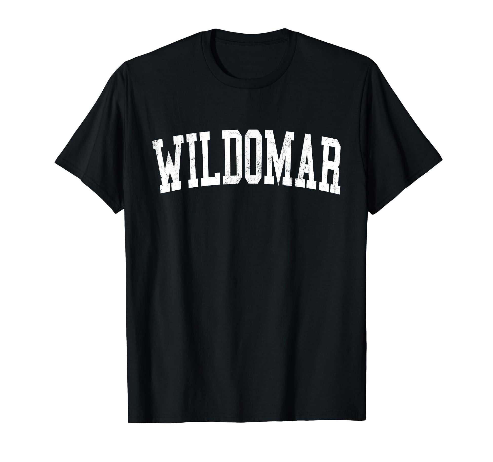 Wildomar Ca Distressed White Varsity T-Shirt - Graphic Print Men Women - T-Shirt, Sweatshirt, Hoodie