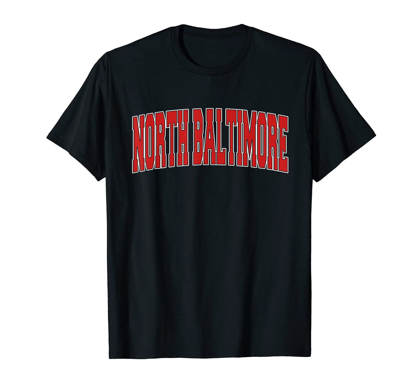 North Baltimore Oh Ohio Varsity Usa T-Shirt - Graphic Print for Adults - T-Shirt, Sweatshirt, Hoodie