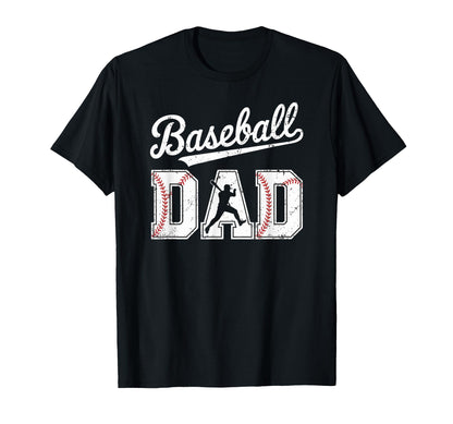 Baseball Dad Funny Sport Father Outfit T-Shirt - Unique Graphic for Adults - T-Shirt, Sweatshirt, Hoodie