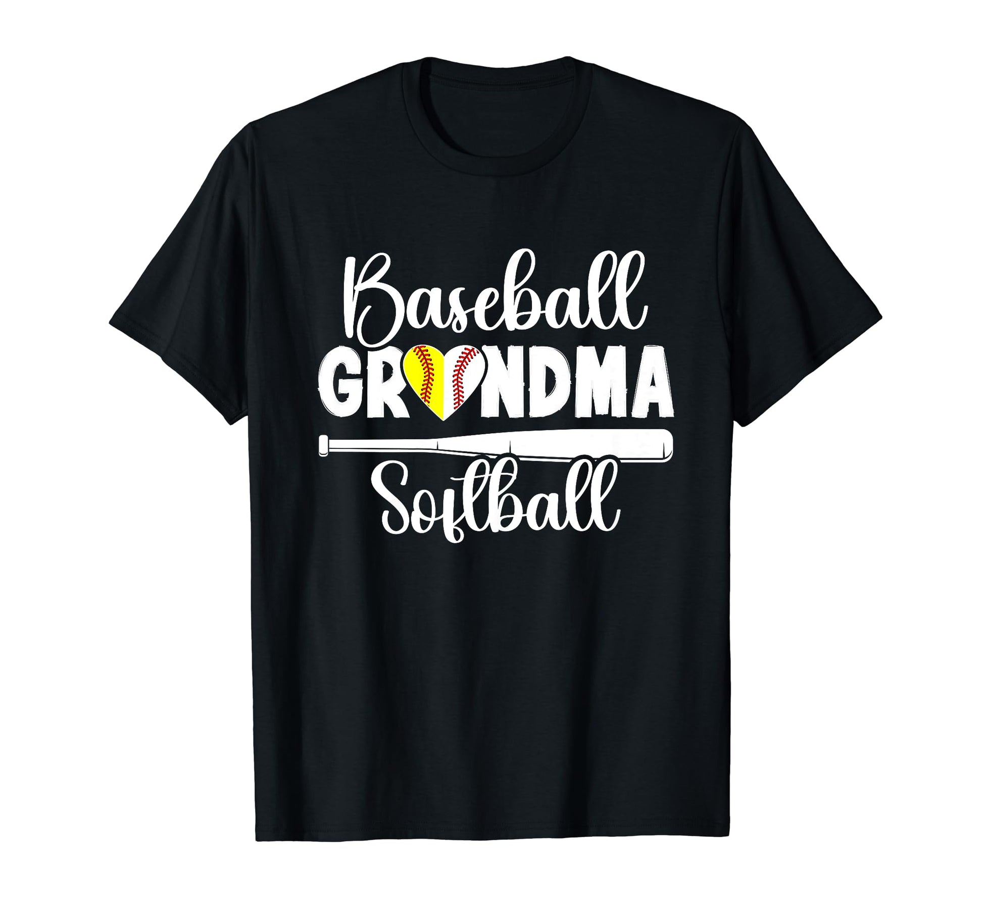 Baseball Softball Grandma Softball T-Shirt - Custom Art Print Unisex - T-Shirt, Sweatshirt, Hoodie