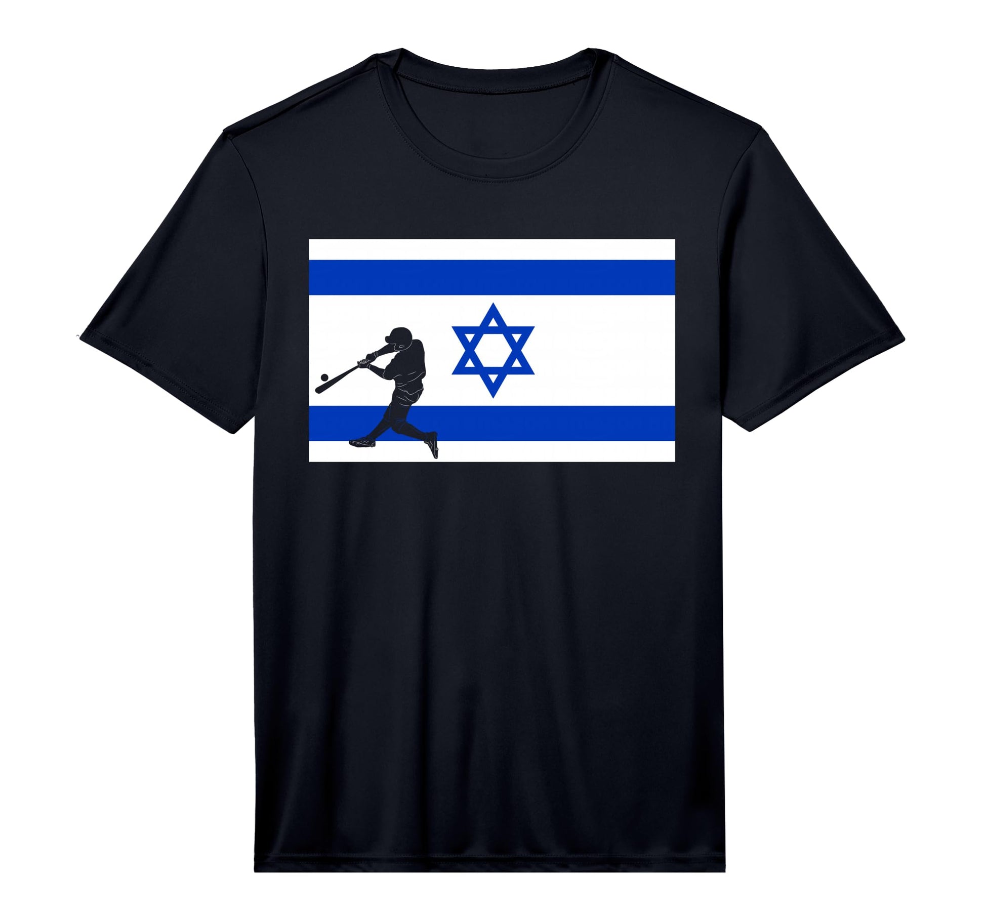 Baseball Game League Israel Flag Jewish T-Shirt - Aesthetic Graphic Unisex - T-Shirt, Sweatshirt, Hoodie