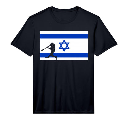 Baseball Game League Israel Flag Jewish T-Shirt - Aesthetic Graphic Unisex - T-Shirt, Sweatshirt, Hoodie