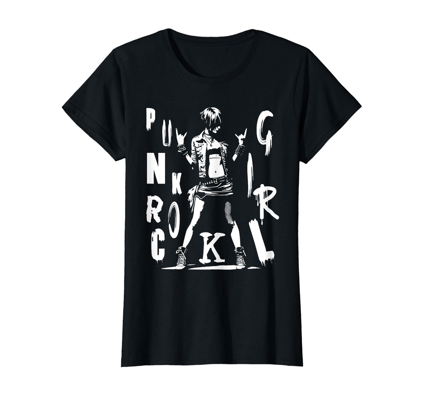 Hand Horns Punk Rock 90S Grunge T-Shirt - Custom Art Print Men Women - T-Shirt, Sweatshirt, Hoodie