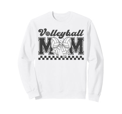 Volleyball Mama Mom Game Day Sweatshirt - Streetwear Style Unisex - T-Shirt, Sweatshirt, Hoodie