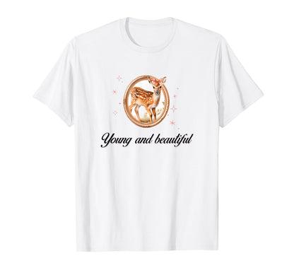So Real Deer Coquette Girlcore Y2K T-Shirt - Custom Art Print Men Women - T-Shirt, Sweatshirt, Hoodie