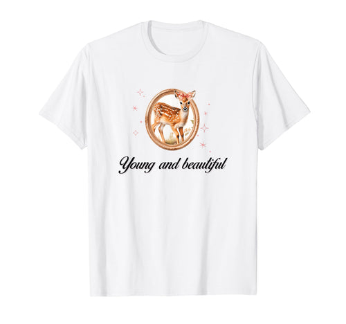 So Real Deer Coquette Girlcore Y2K T-Shirt - Custom Art Print Men Women - T-Shirt, Sweatshirt, Hoodie