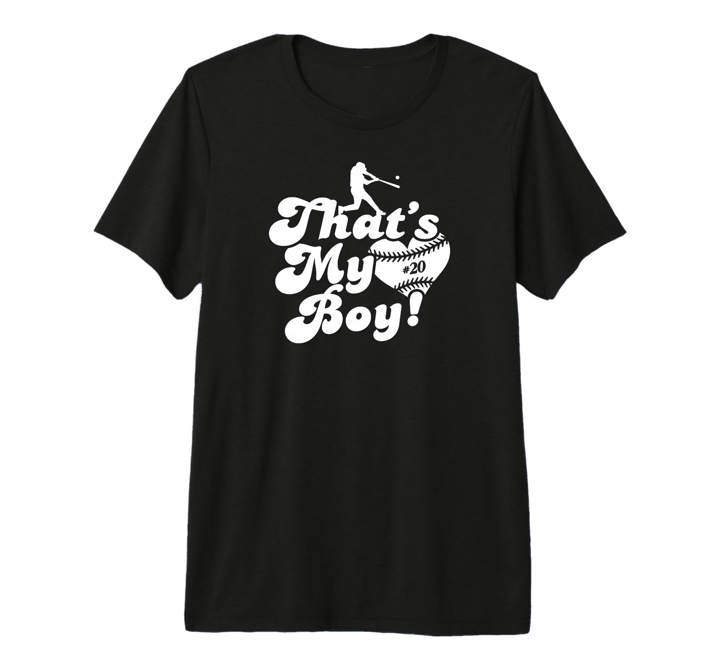 Custom Thats My 20 Jersey Baseball Mom T-Shirt - Unique Graphic Unisex - T-Shirt, Sweatshirt, Hoodie