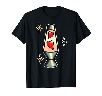 Lava Lamp Hearts T-Shirt - Unique Graphic Men Women - T-Shirt, Sweatshirt, Hoodie