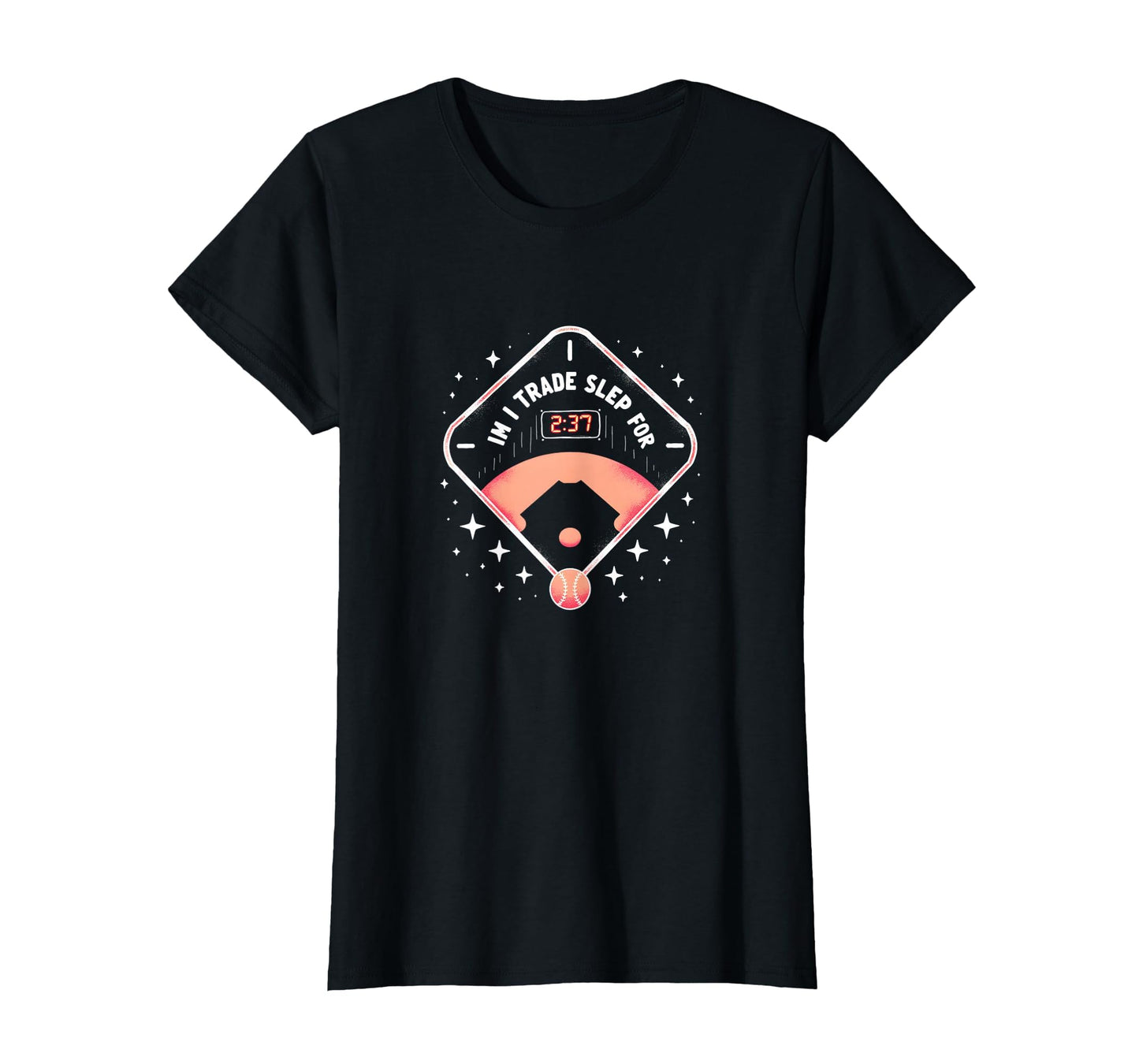 Baseball Mom I Trade Sleep Baseball T-Shirt - Casual Everyday Wear Unisex - T-Shirt, Sweatshirt, Hoodie