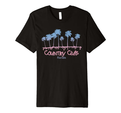 Country Club Florida Beach Surf Vibes T-Shirt - Trendy Graphic Men Women - T-Shirt, Sweatshirt, Hoodie