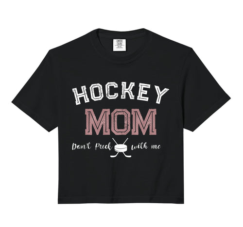 Hockey Mom Dont Puck Me Comfort Hoodie - Aesthetic Graphic for Adults - T-Shirt, Sweatshirt, Hoodie