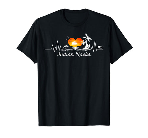Tropical Palm Trees Heartbeat Indian T-Shirt - Aesthetic Graphic Men Women - T-Shirt, Sweatshirt, Hoodie
