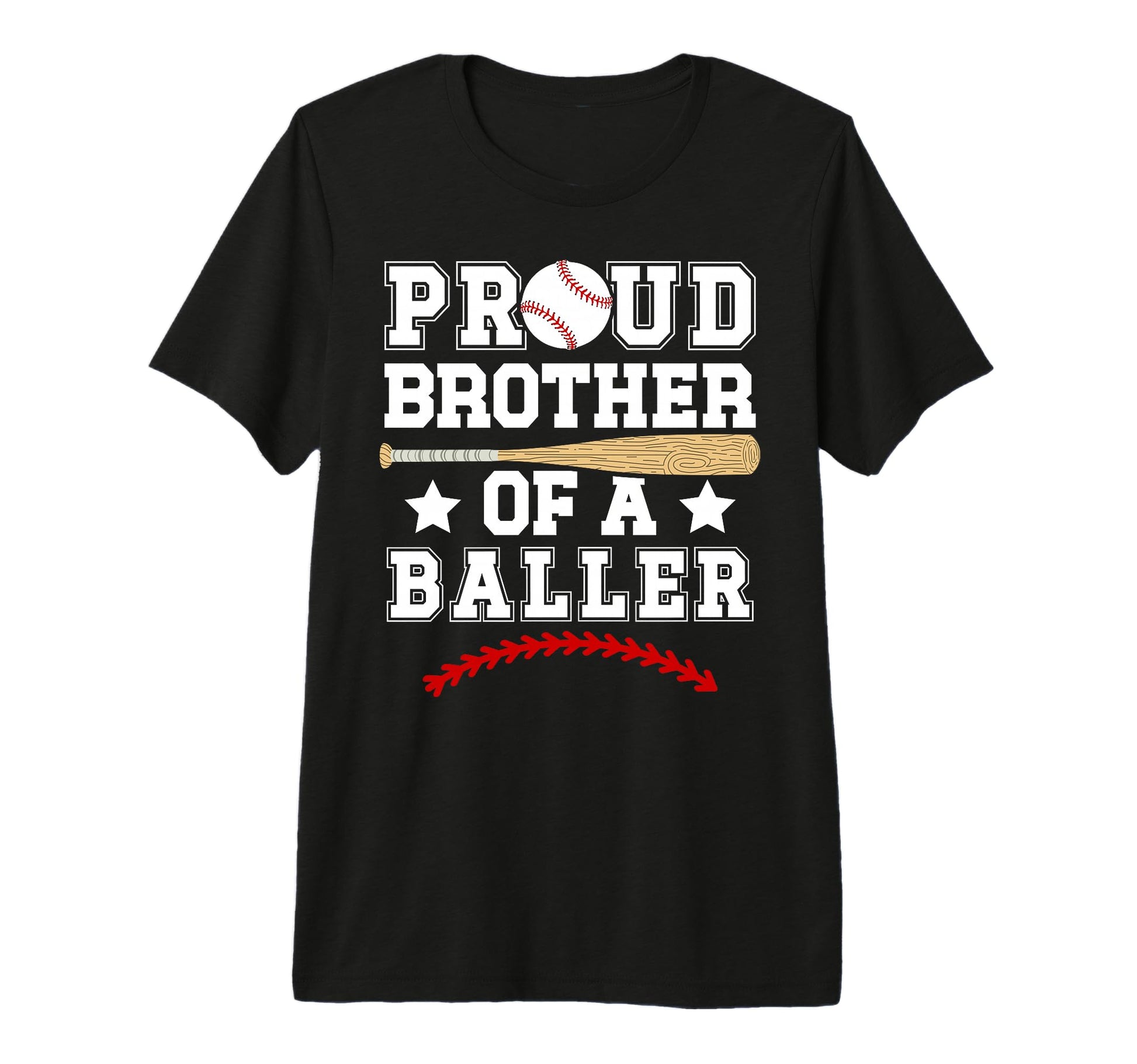 Brother Baller Baseball Brother T-Shirt - Streetwear Style for Adults - T-Shirt, Sweatshirt, Hoodie