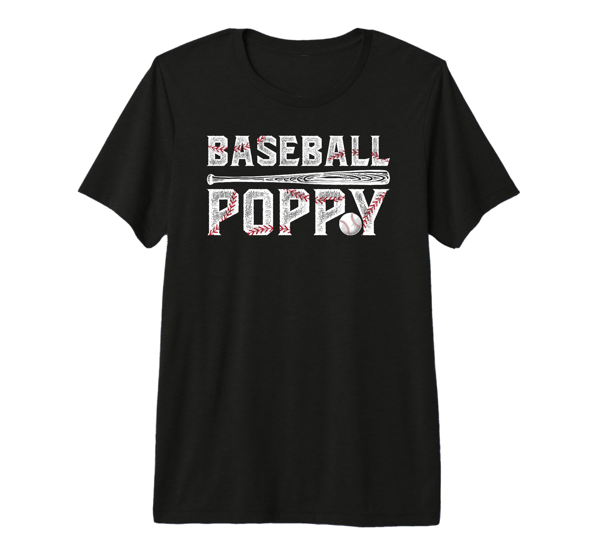 Mens Baseball Poppy Proud Grandpa T-Shirt - Casual Everyday Wear Unisex - T-Shirt, Sweatshirt, Hoodie