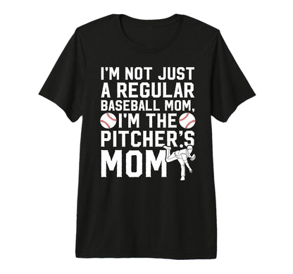 Im Baseball Pitcher Mom Baseball T-Shirt - Trendy Graphic Men Women - T-Shirt, Sweatshirt, Hoodie