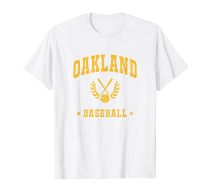 Oakland Baseball Gameday Varsity T-Shirt - Minimalist Print Unisex - T-Shirt, Sweatshirt, Hoodie