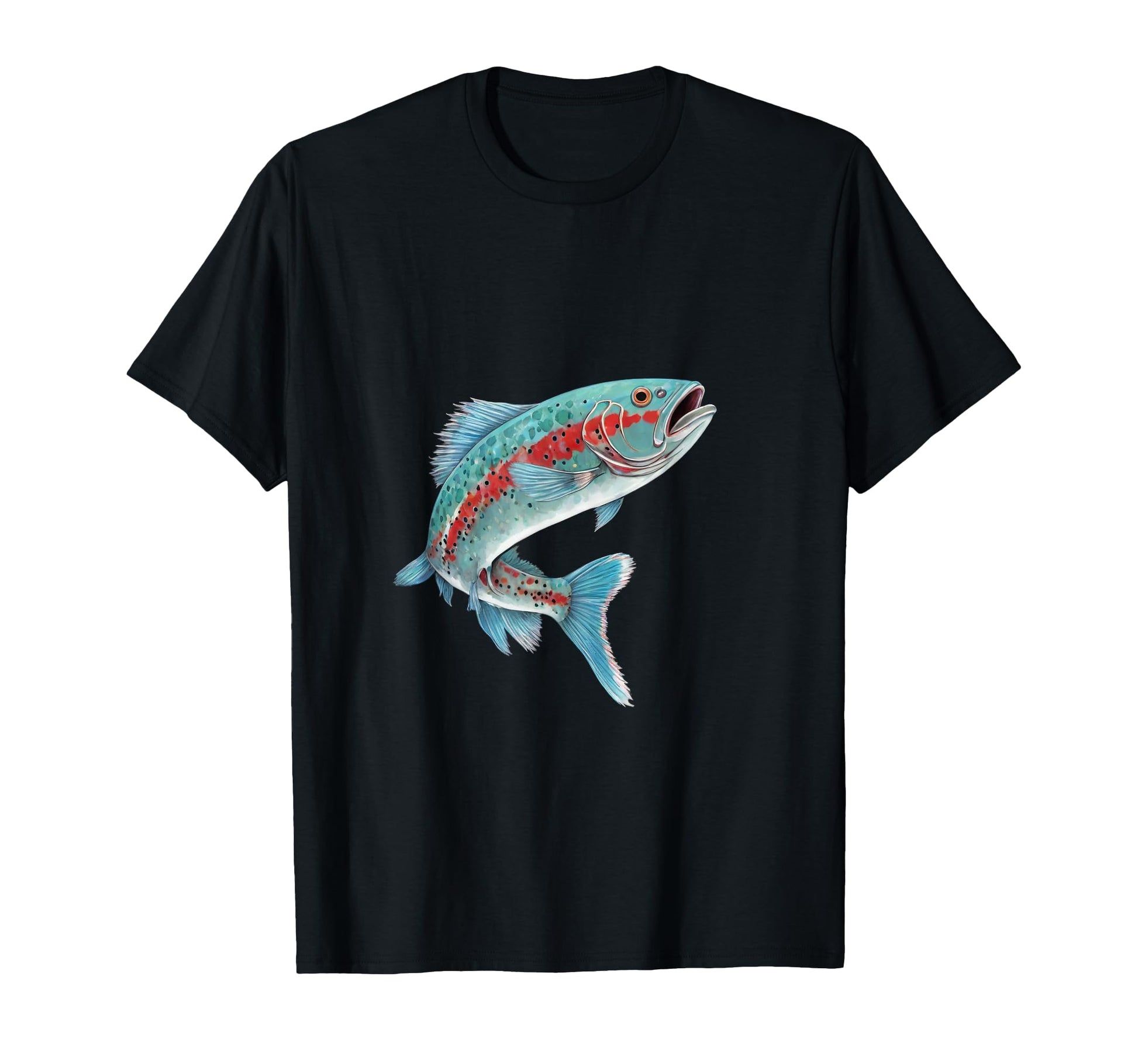Rainbow Trout Fishing T-Shirt - Trendy Graphic for Adults - T-Shirt, Sweatshirt, Hoodie