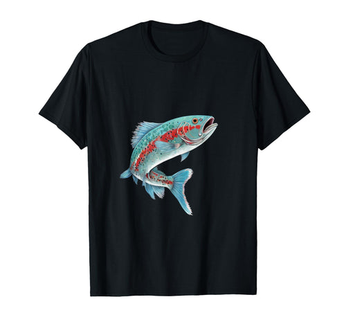 Rainbow Trout Fishing T-Shirt - Trendy Graphic for Adults - T-Shirt, Sweatshirt, Hoodie