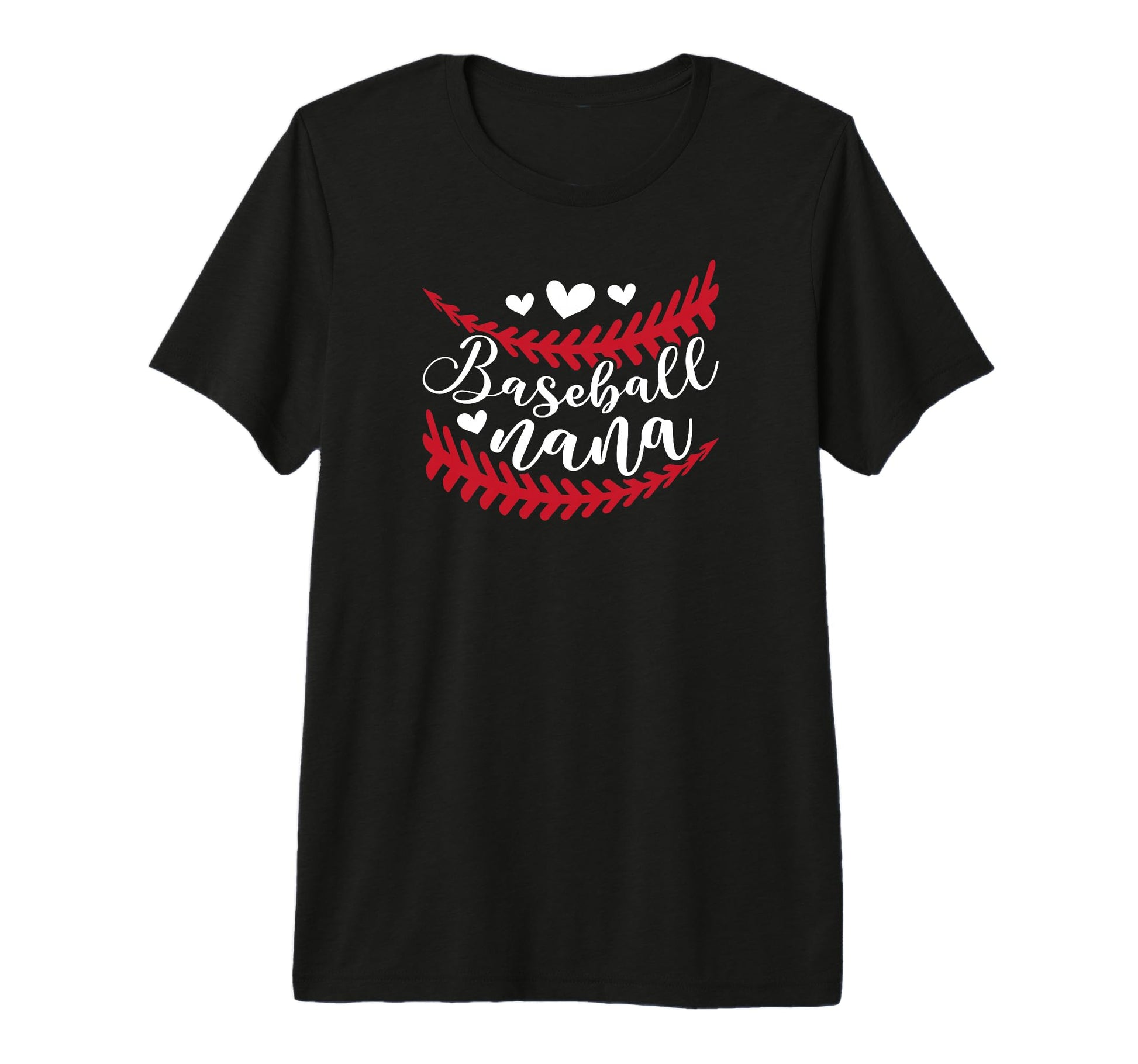 Baseball Nana Grandma Proud Nana T-Shirt - Trendy Graphic for Adults - T-Shirt, Sweatshirt, Hoodie
