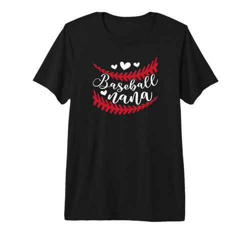 Baseball Nana Grandma Proud Nana T-Shirt - Trendy Graphic for Adults - T-Shirt, Sweatshirt, Hoodie