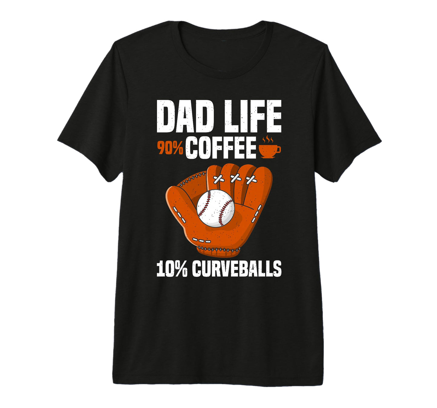 Dad Life Baseball Coffee Lover Tri T-Shirt - Aesthetic Graphic Men Women - T-Shirt, Sweatshirt, Hoodie