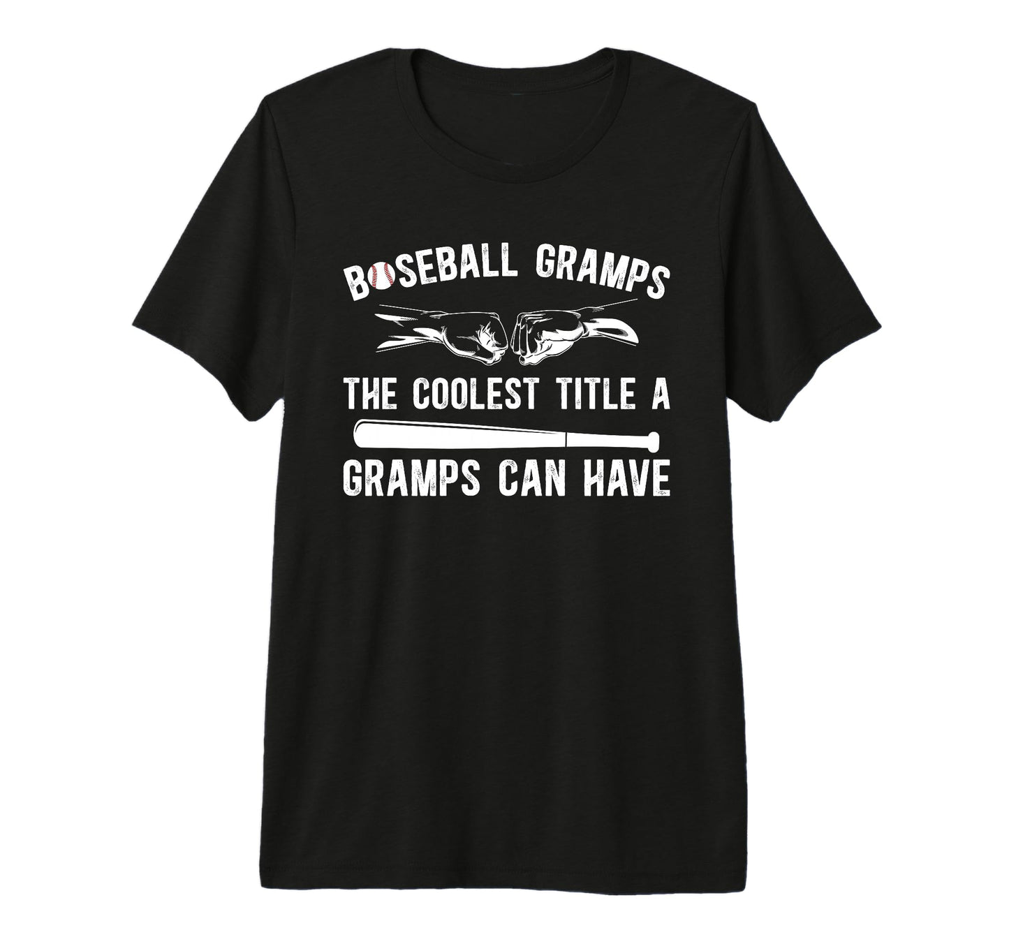 Mens Baseball Gramps Coolest Title T-Shirt - Graphic Print Men Women - T-Shirt, Sweatshirt, Hoodie