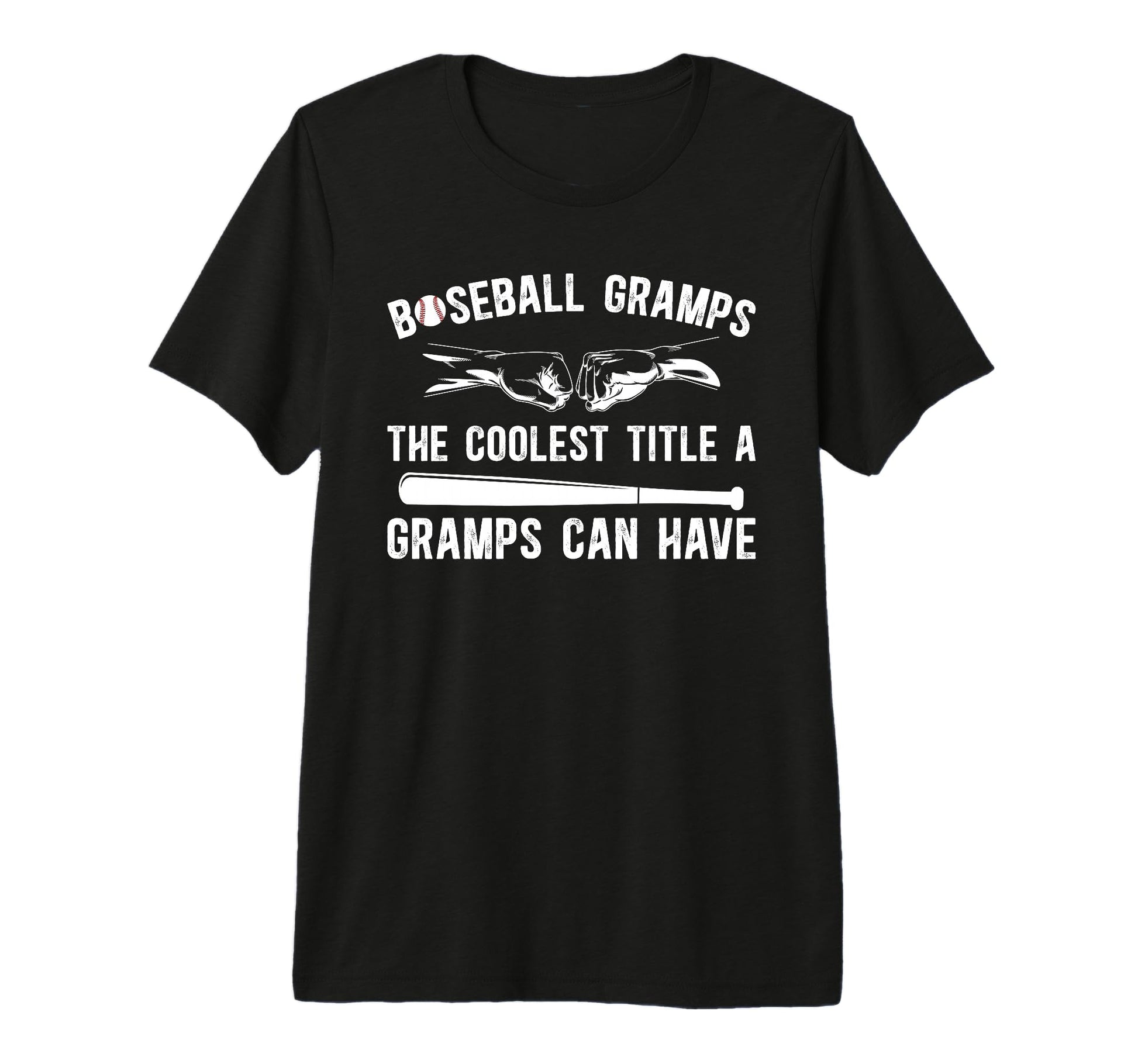 Mens Baseball Gramps Coolest Title T-Shirt - Graphic Print Men Women - T-Shirt, Sweatshirt, Hoodie