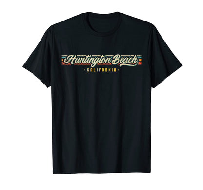 Sports Script Huntington Beach T-Shirt - Fun Novelty Design Men Women - T-Shirt, Sweatshirt, Hoodie