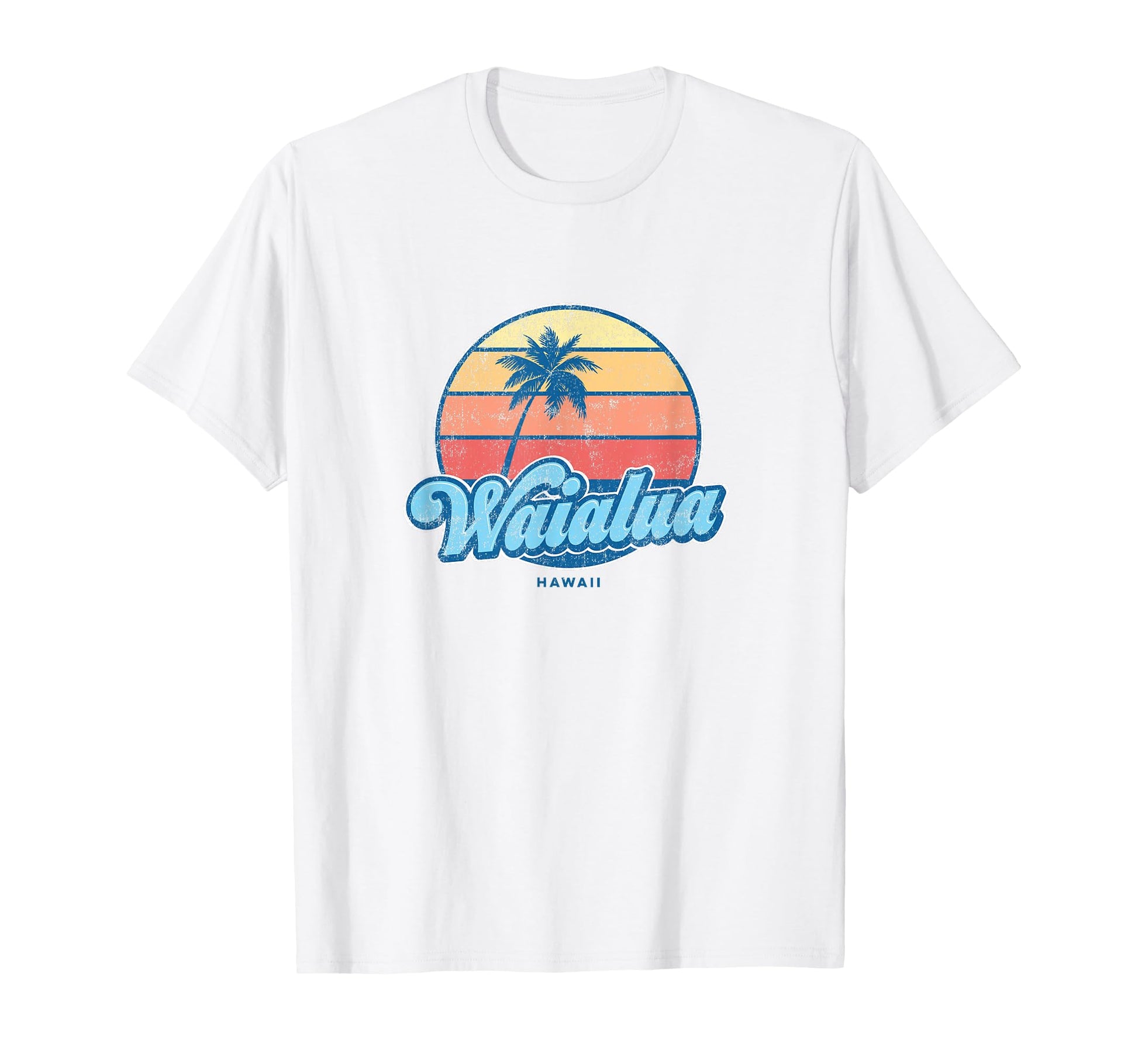 Waialua Hawaii Hi 70S Surfer T-Shirt - Fun Novelty Design Unisex - T-Shirt, Sweatshirt, Hoodie