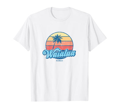 Waialua Hawaii Hi 70S Surfer T-Shirt - Fun Novelty Design Unisex - T-Shirt, Sweatshirt, Hoodie