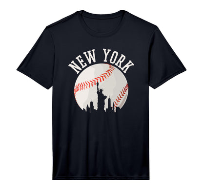 Mens Downtown New York City Skyline T-Shirt - Custom Art Print Unisex - T-Shirt, Sweatshirt, Hoodie