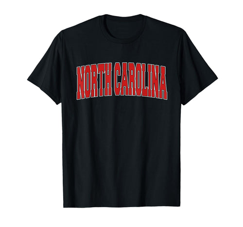 North Carolina Usa State Nc Varsity Sports T-Shirt - Unique Graphic Unisex - T-Shirt, Sweatshirt, Hoodie
