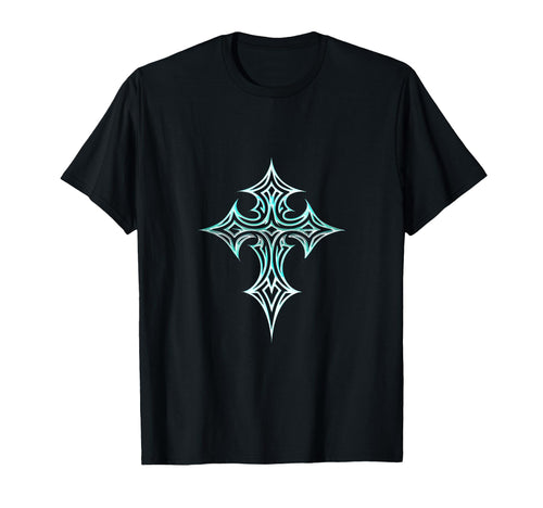 Gothic Cross Y2K Aesthetic Emo Goth T-Shirt - Unique Graphic for Adults - T-Shirt, Sweatshirt, Hoodie