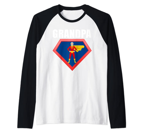 Super Grandpa Cape Grandfather Hero T-Shirt - Fun Novelty Design Men Women - T-Shirt, Sweatshirt, Hoodie