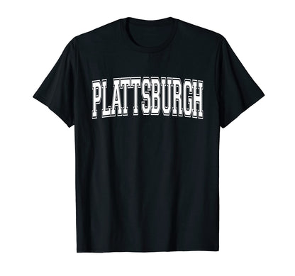 Plattsburgh Ny New York Usa Sports T-Shirt - Unique Graphic for Adults - T-Shirt, Sweatshirt, Hoodie