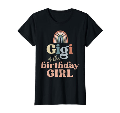 Gigi Birthday Boho Rainbow Party T-Shirt - Streetwear Style Men Women - T-Shirt, Sweatshirt, Hoodie