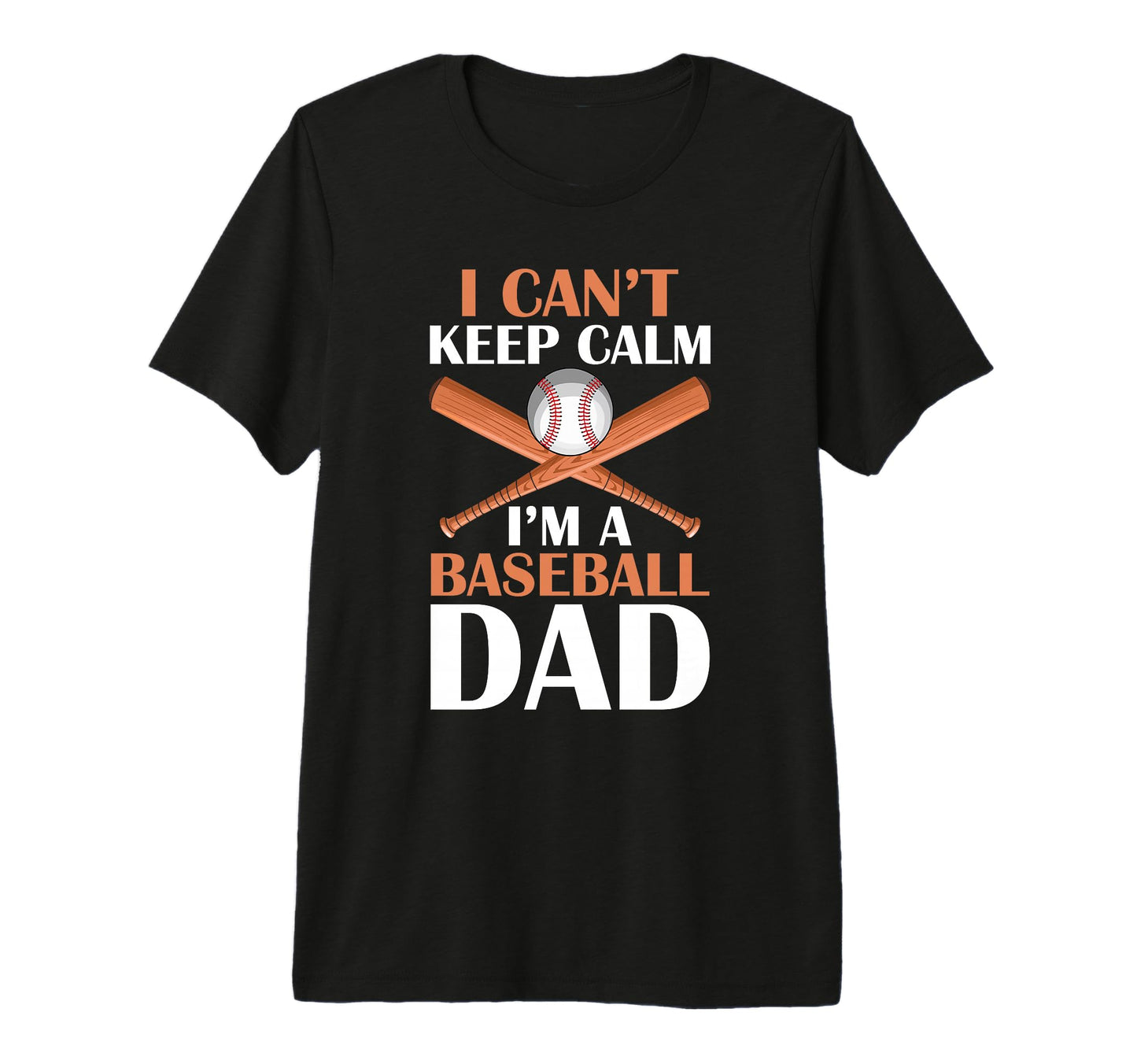 Fathers Day Baseball Dad Parent Tri Blend T-Shirt - Custom Art Print Unisex - T-Shirt, Sweatshirt, Hoodie
