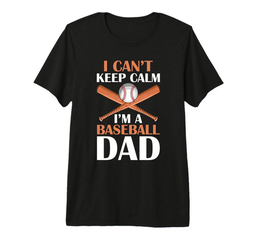 Fathers Day Baseball Dad Parent Tri Blend T-Shirt - Custom Art Print Unisex - T-Shirt, Sweatshirt, Hoodie