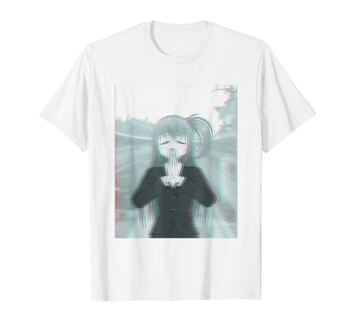 Anime Cartoon Vaporwave Aesthetic White T-Shirt - Novelty Apparel Unisex - T-Shirt, Sweatshirt, Hoodie
