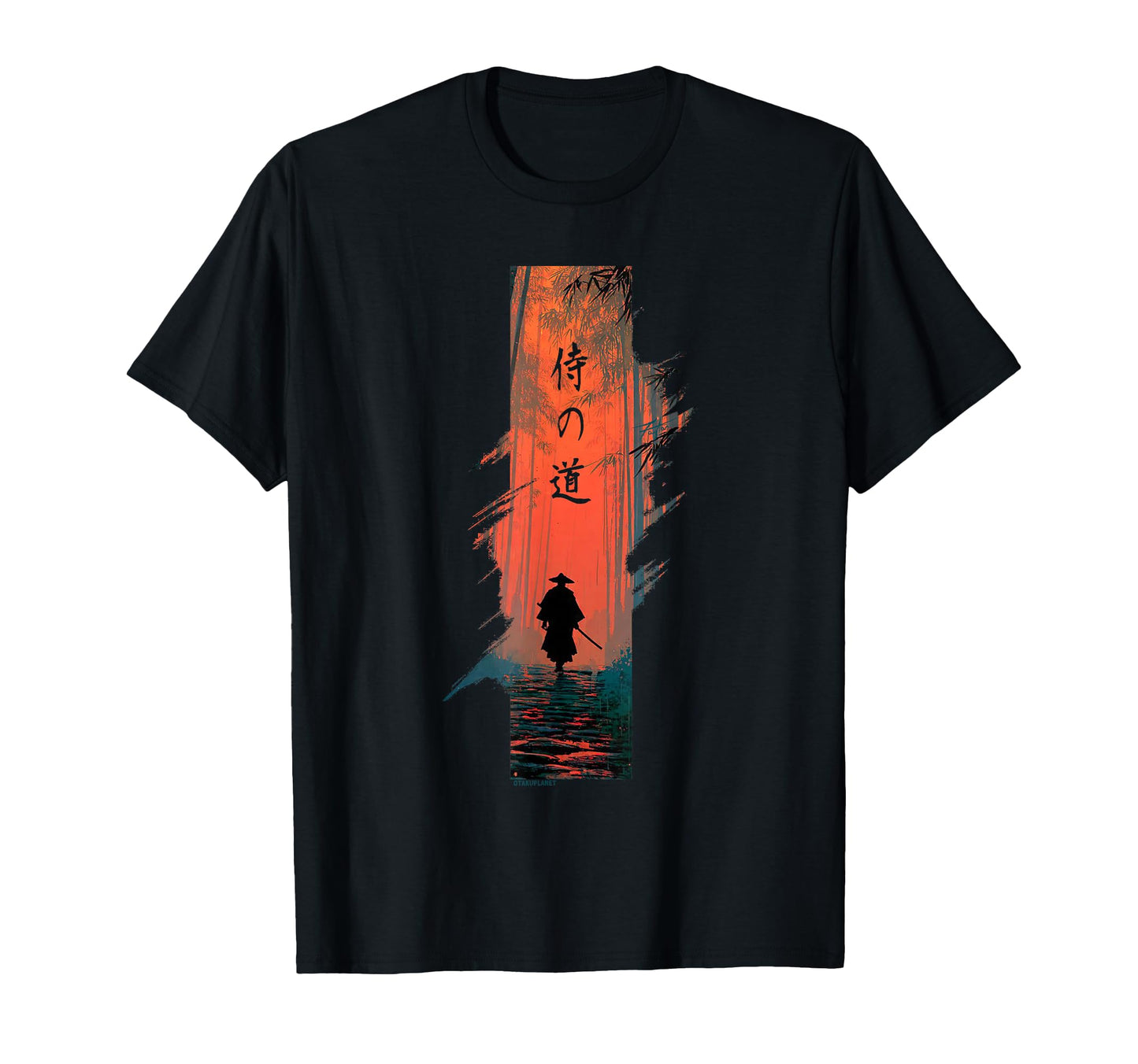 Samurai Way Japanese Vaporwave T-Shirt - Custom Art Print for Adults - T-Shirt, Sweatshirt, Hoodie