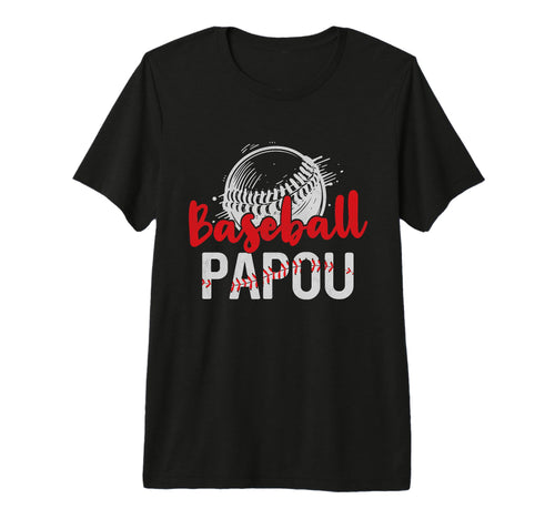 Mens Baseball Papou Fathers Day Dad T-Shirt - Novelty Apparel Men Women - T-Shirt, Sweatshirt, Hoodie