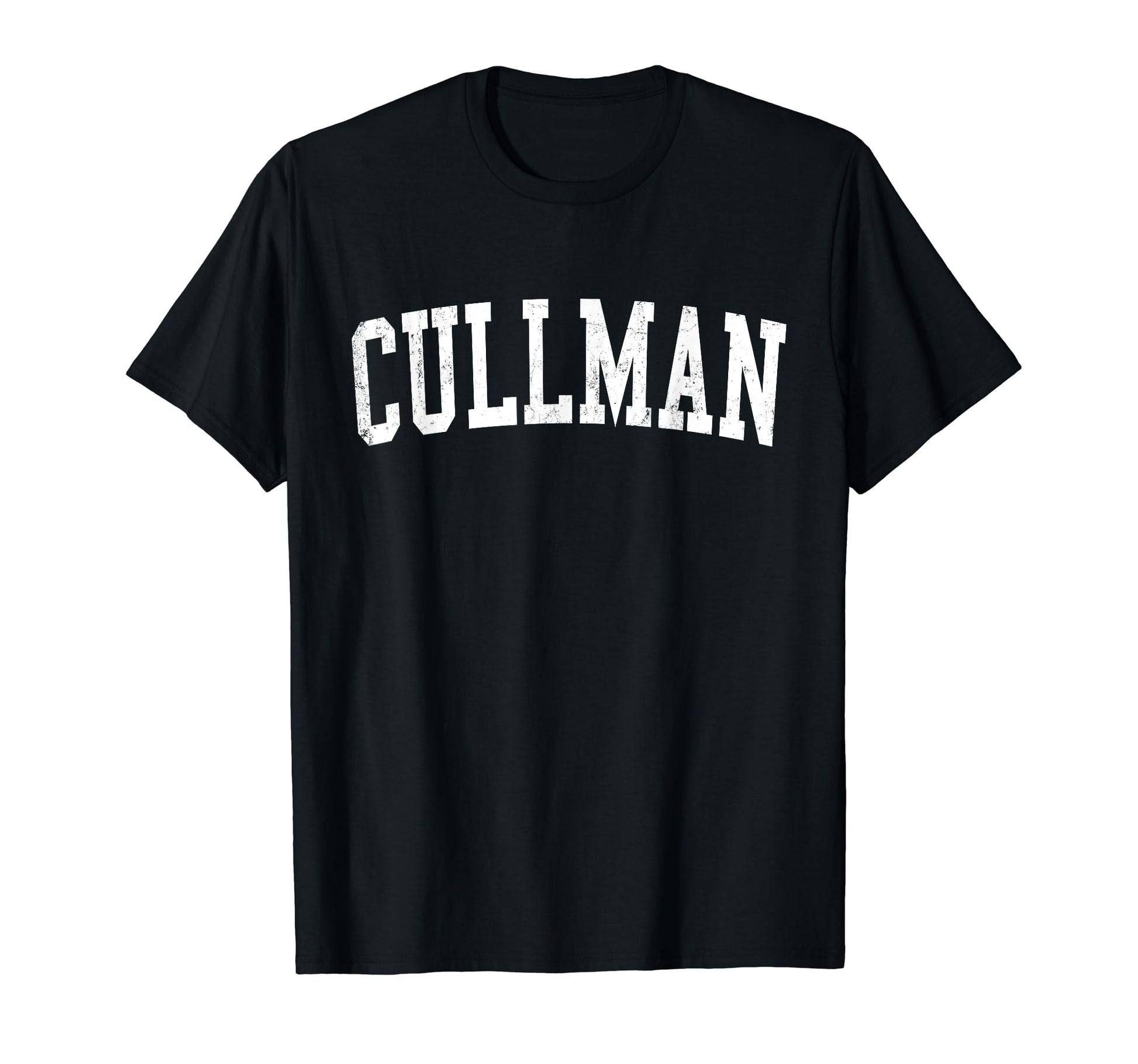 Cullman Al Distressed White Varsity T-Shirt - Novelty Apparel for Adults - T-Shirt, Sweatshirt, Hoodie